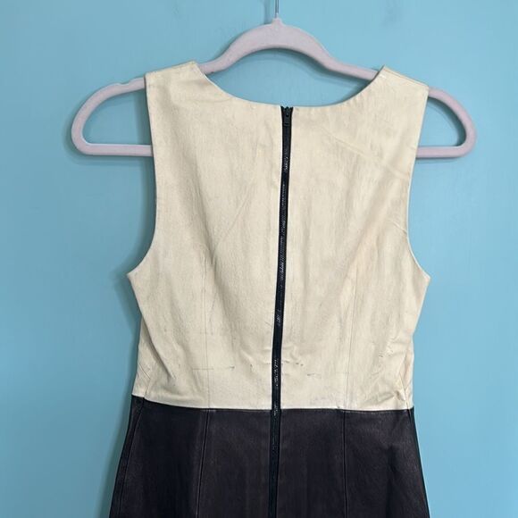 Theory Lamb Leather Dress - Picture 8 of 9